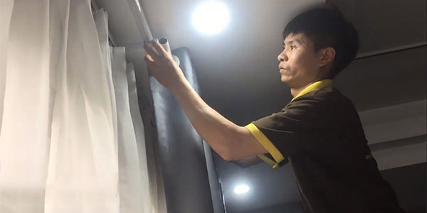 Chúng tôi thi công rèm nhanh nhất, tiết kiệm thời gian cho khách hàng