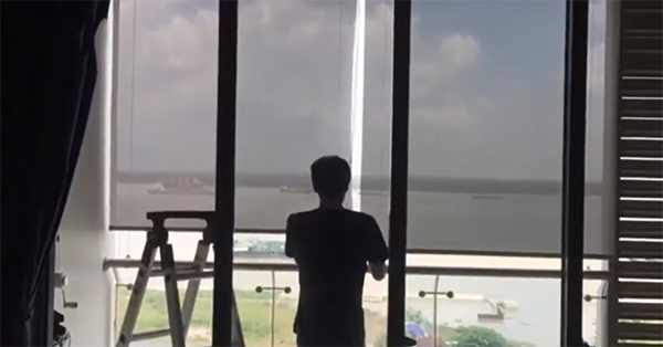 Thi công các loại rèm che nắng ban công uy tín, chất lượng