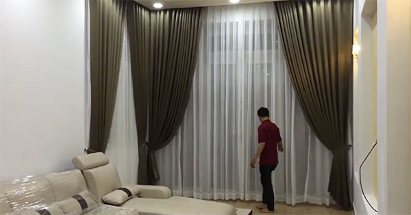 Thi công các mẫu rèm cửa 2 lớp đẹp tại Bắc Ninh