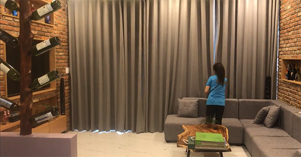 Lắp đặt các loại rèm cửa phòng khách tại Bắc Ninh