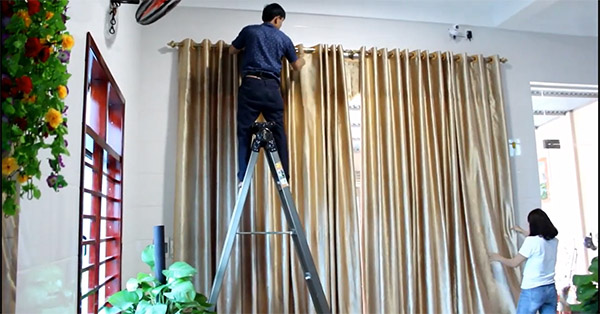 Cung cấp lắp đặt các loại rèm cửa phòng khách chuyên nghiệp, chất lượng