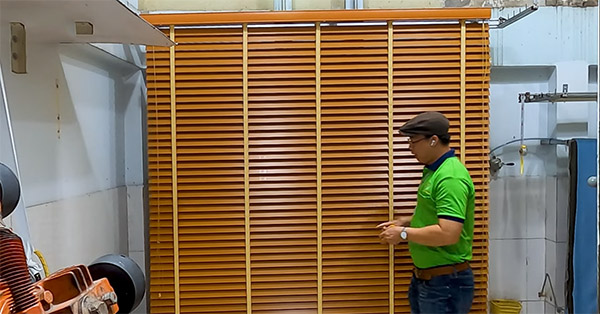 Thi công lắp đặt rèm gỗ tại Bắc Ninh