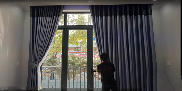 Rèm cửa màu xám tại Bắc Ninh uy tín chất lượng, đáp ứng nhu cầu khách hàng.
