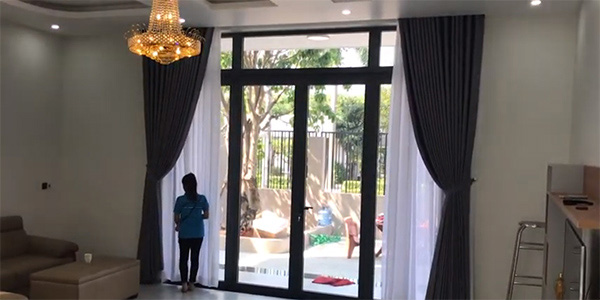 Rèm phòng khách tại Bắc Ninh bền, đẹp, sang trọng 